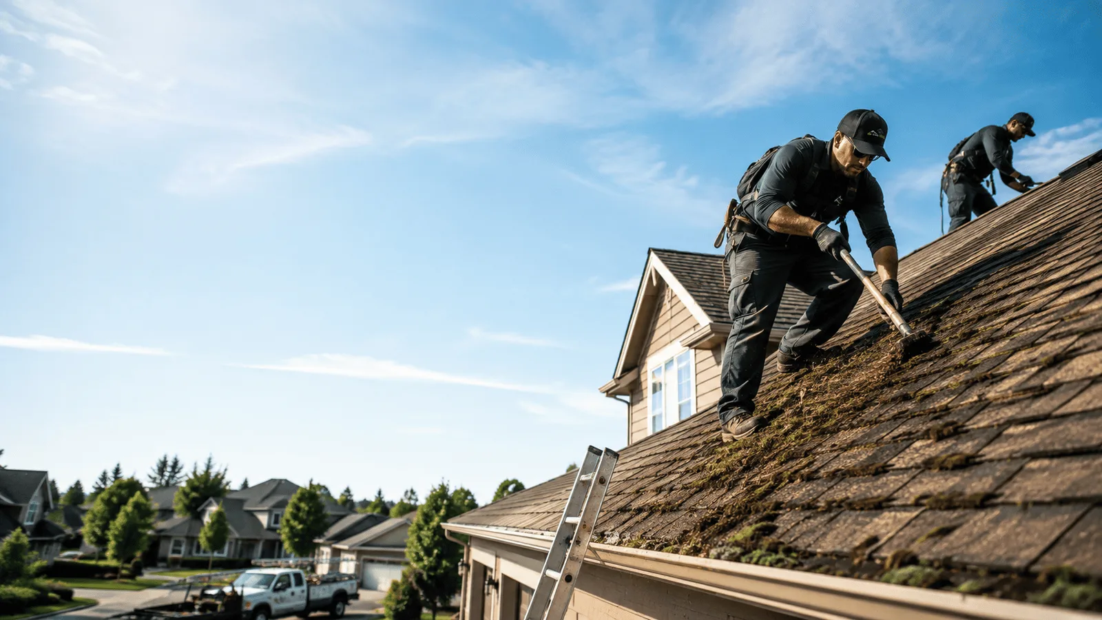 Roof Moss Removal in Beach Park, IL near me